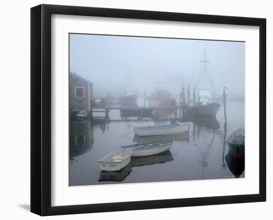 Foggy Morning in Menemsha Harbor on Martha's Vineyard-Alfred Eisenstaedt-Framed Photographic Print