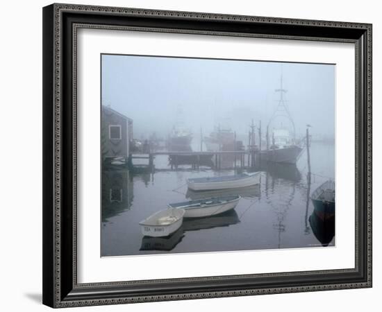 Foggy Morning in Menemsha Harbor on Martha's Vineyard-Alfred Eisenstaedt-Framed Photographic Print