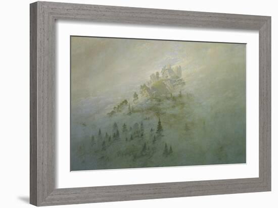 Foggy Morning in the Mountains-Caspar David Friedrich-Framed Giclee Print