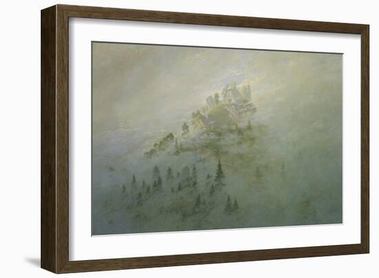 Foggy Morning in the Mountains-Caspar David Friedrich-Framed Giclee Print