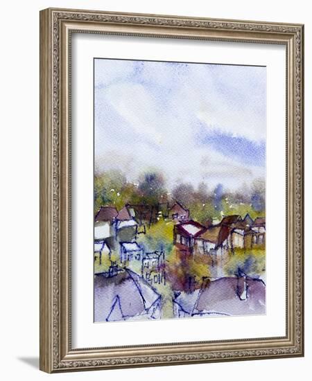 Foggy Morning, London-Margaret Coxall-Framed Giclee Print