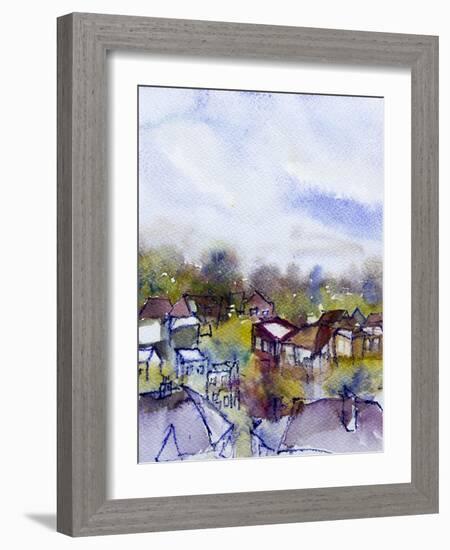 Foggy Morning, London-Margaret Coxall-Framed Giclee Print