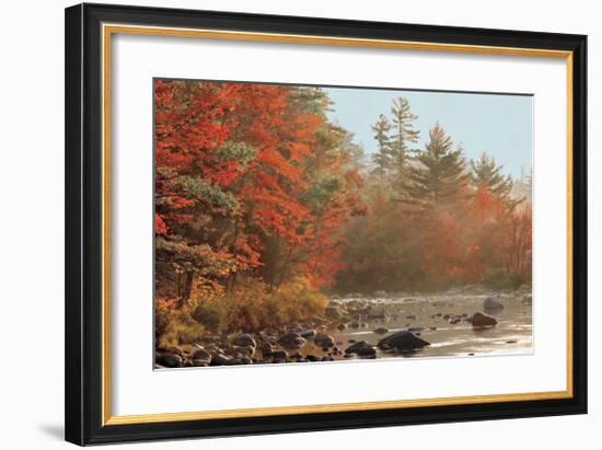 Foggy River-Mike Jones-Framed Giclee Print