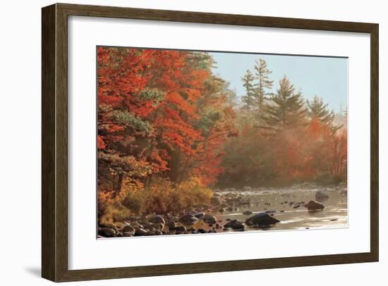 Foggy River-Mike Jones-Framed Giclee Print