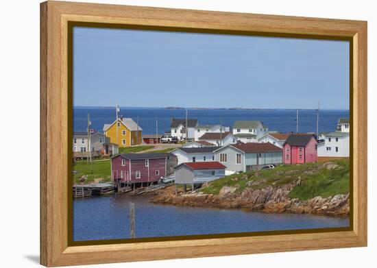 Fogo Island, Newfoundland, Canada-Greg Johnston-Framed Premier Image Canvas