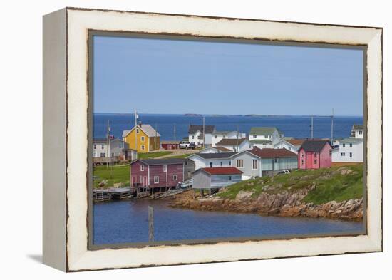 Fogo Island, Newfoundland, Canada-Greg Johnston-Framed Premier Image Canvas