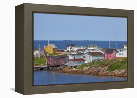 Fogo Island, Newfoundland, Canada-Greg Johnston-Framed Premier Image Canvas