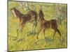 Fohlen Auf Der Weide, 1909-Franz Marc-Mounted Giclee Print