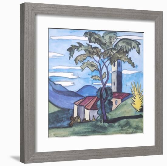 Fohn, c.1924-Hermann Hesse-Framed Art Print