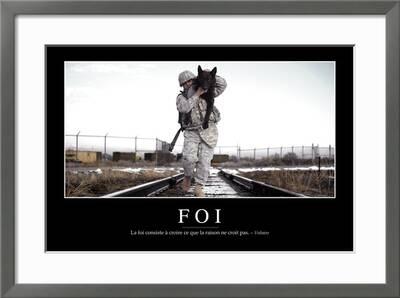 Foi Citation Et Affiche D Inspiration Et Motivation Photographic Print Art Com