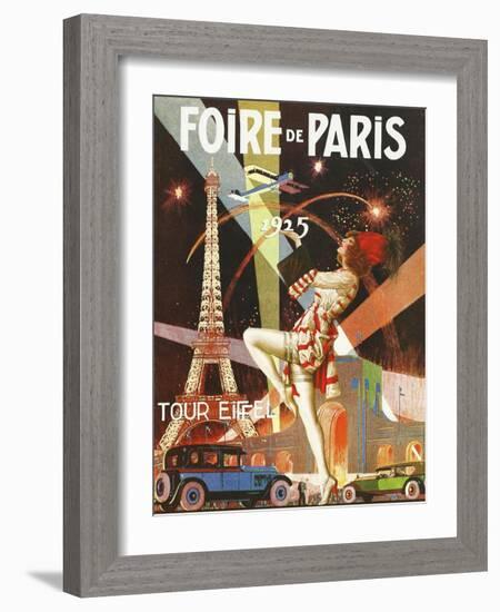 Foire de Paris-Vintage Apple Collection-Framed Giclee Print