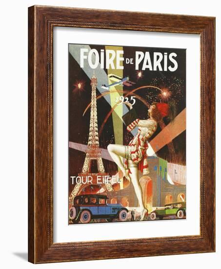 Foire de Paris-Vintage Apple Collection-Framed Giclee Print