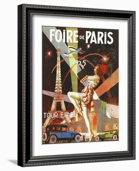 Foire de Paris-Vintage Apple Collection-Framed Giclee Print