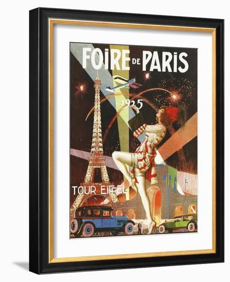 Foire de Paris-Vintage Apple Collection-Framed Giclee Print