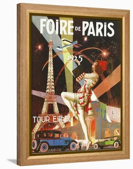 Foire de Paris-Vintage Apple Collection-Framed Premier Image Canvas