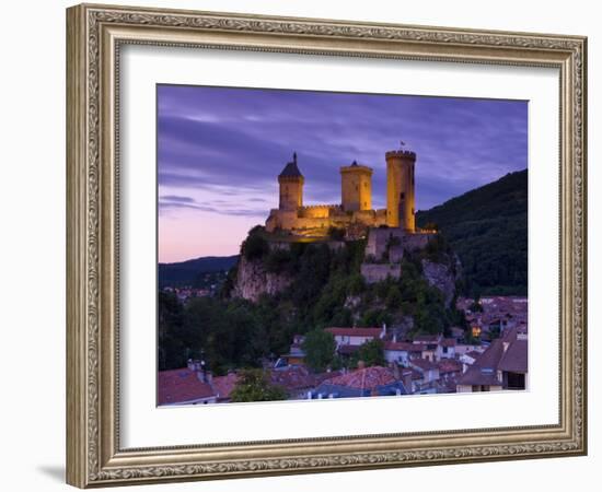 Foix Castle, Foix, Ariege, Midi-Pyrenees, France-Doug Pearson-Framed Photographic Print
