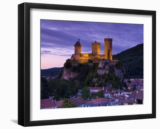 Foix Castle, Foix, Ariege, Midi-Pyrenees, France-Doug Pearson-Framed Photographic Print