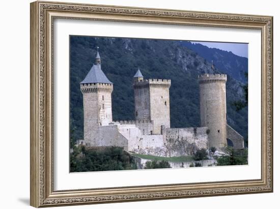 Foix Castle, Midi-Pyrenees. France, 11th-15th Century-null-Framed Giclee Print