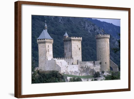 Foix Castle, Midi-Pyrenees. France, 11th-15th Century-null-Framed Giclee Print