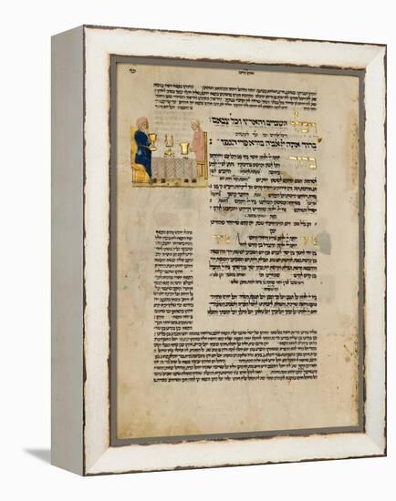 Fol.156R from 'The Rothschild Miscellany', Northern Italy, C.1450-80-null-Framed Premier Image Canvas