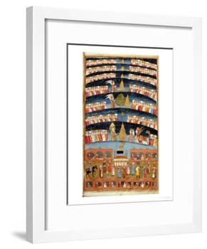 Fol 35B Mohammed's Paradise, Miniature from "The History of Mohammed," 1030-null-Framed Giclee Print