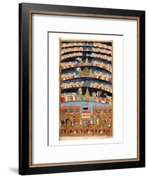 Fol 35B Mohammed's Paradise, Miniature from "The History of Mohammed," 1030-null-Framed Giclee Print