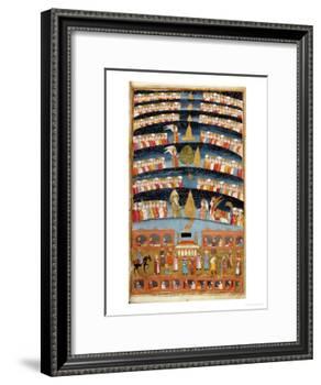 Fol 35B Mohammed's Paradise, Miniature from "The History of Mohammed," 1030-null-Framed Giclee Print