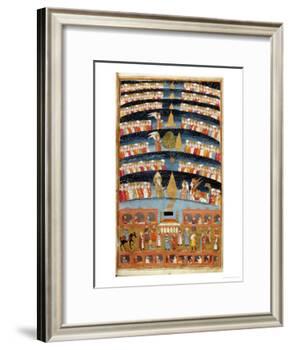 Fol 35B Mohammed's Paradise, Miniature from "The History of Mohammed," 1030-null-Framed Giclee Print