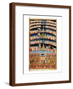 Fol 35B Mohammed's Paradise, Miniature from "The History of Mohammed," 1030-null-Framed Giclee Print