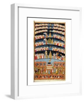 Fol 35B Mohammed's Paradise, Miniature from "The History of Mohammed," 1030-null-Framed Giclee Print