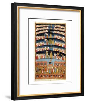 Fol 35B Mohammed's Paradise, Miniature from "The History of Mohammed," 1030-null-Framed Giclee Print