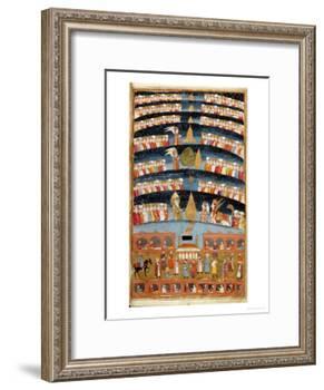 Fol 35B Mohammed's Paradise, Miniature from "The History of Mohammed," 1030-null-Framed Giclee Print