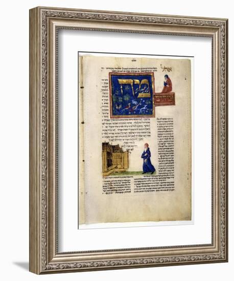 Fol.79V from 'The Rothschild Miscellany', Northern Italy, C.1450-80-null-Framed Giclee Print