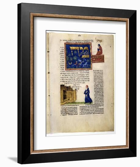 Fol.79V from 'The Rothschild Miscellany', Northern Italy, C.1450-80-null-Framed Giclee Print