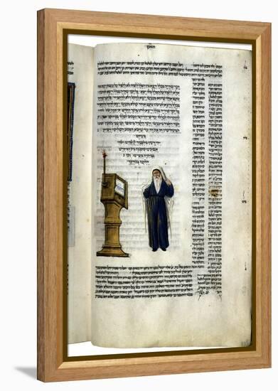 Fol.83V from 'The Rothschild Miscellany', Northern Italy, C.1450-80-null-Framed Premier Image Canvas