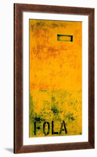 Fola, c.1990-Jürgen Wegner-Framed Serigraph