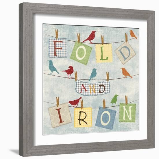 Fold and Iron-Piper Ballantyne-Framed Art Print