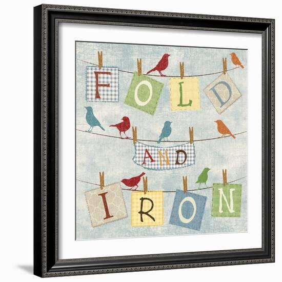 Fold and Iron-Piper Ballantyne-Framed Art Print
