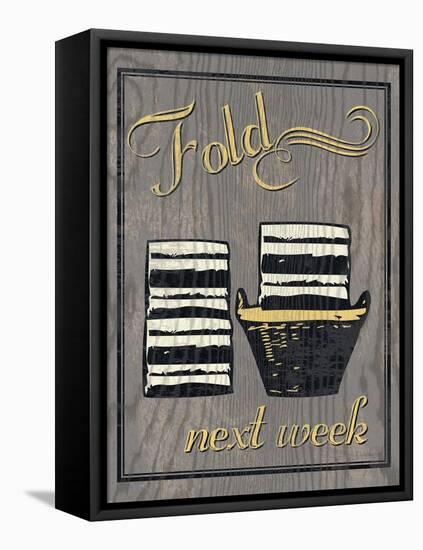 Fold - Gray-N. Harbick-Framed Stretched Canvas