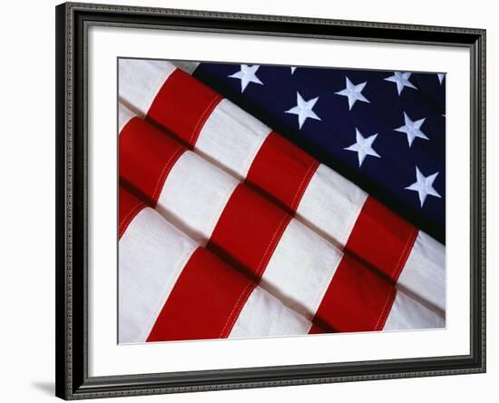 Folded American Flag-Joseph Sohm-Framed Photographic Print