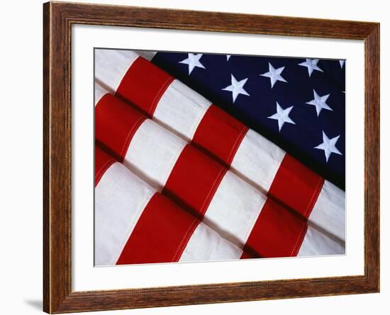 Folded American Flag-Joseph Sohm-Framed Photographic Print