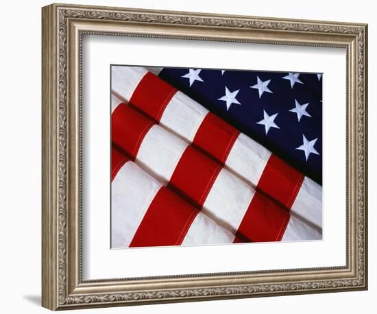 Folded American Flag-Joseph Sohm-Framed Photographic Print