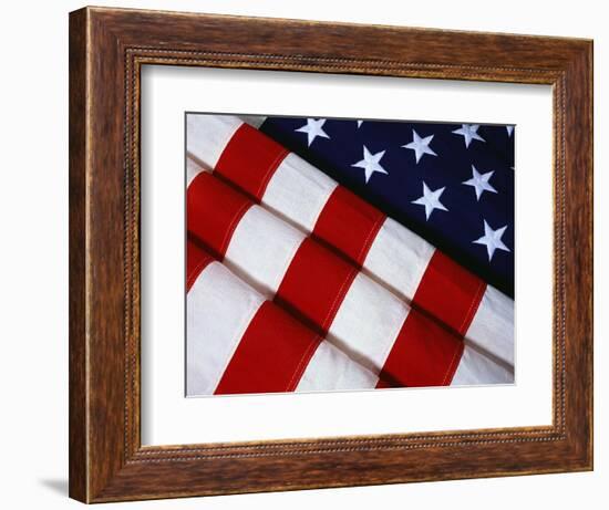 Folded American Flag-Joseph Sohm-Framed Photographic Print