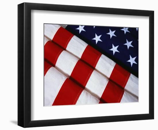 Folded American Flag-Joseph Sohm-Framed Photographic Print