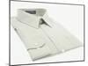 Folded Gray Dress Shirt-null-Mounted Photographic Print