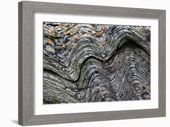 Folded Rock Formation-Martin Bond-Framed Photographic Print