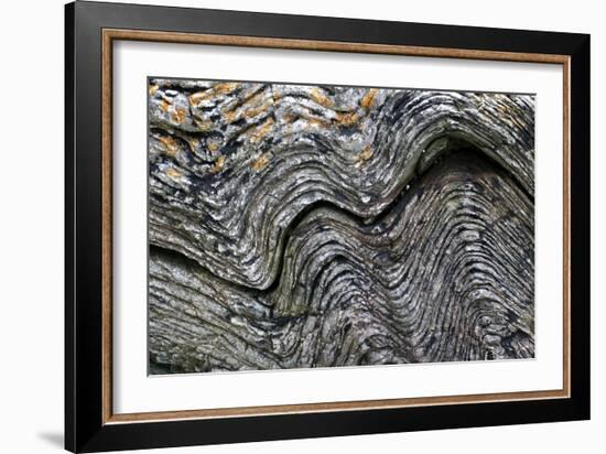 Folded Rock Formation-Martin Bond-Framed Photographic Print