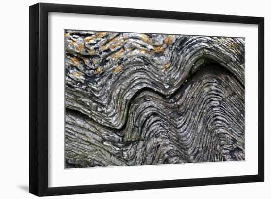 Folded Rock Formation-Martin Bond-Framed Photographic Print