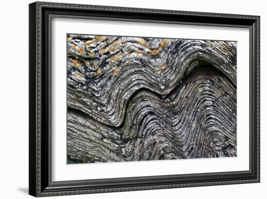 Folded Rock Formation-Martin Bond-Framed Photographic Print