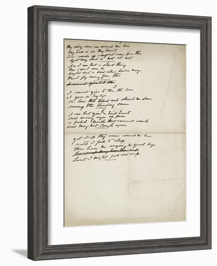 Folder of Poetry-Elizabeth Eleanor Siddal-Framed Giclee Print